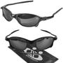 Imagem de oculos sol masculino mandrake proteção uv lupa juliet + case armação preta preto (black piano)