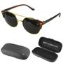 Imagem de oculos sol masculino praia social vintage + case estiloso delicado acetato presente original qualidade premium moda luxo