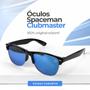 Imagem de Oculos sol masculino verão clubmaster proteção uv + case acetato lente azul qualidade premium casual