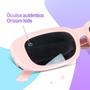 Imagem de Oculos Sol Proteção Uv Infantil Retro Rosa + Case Qualidade