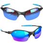 Imagem de oculos sol proteção uv masculino lupa praia metal + case casual original qualidade premium presente