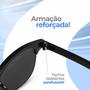 Imagem de oculos sol proteção uv social vintage praia + case retrô moda acetato estiloso qualidade premium