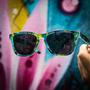 Imagem de Óculos Sol Yopp Modelo Grafite Fun Proteção UV Polarizado  vôlei casual Beach Tennis Praia Solar