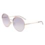 Imagem de Óculos Solar Dkny Dk115s 265 56 Dourado Brilho Lente Rosa Degradê