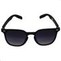 Imagem de Oculos Solar Unisex Quadrado Preto Fosco Detalhe em Dourado User4