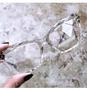Imagem de óculos Transparente Cristal Diamante White 3D