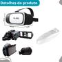 Imagem de Óculos VR Box 2.0 3D Realidade Virtual Android Controle Bluetooth