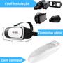 Imagem de Óculos Vr Box 2.0 Realidade Virtual 3D Android Com Controle