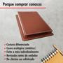 Imagem de Office - porta bloco argola cafe com 200 folhas