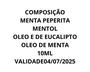 Imagem de Oleo de menta 10ml san jully-1 UNIDADE