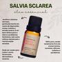 Imagem de Óleo Essencial Sálvia Sclarea 10ml - 100% Puro Natural Original Com NF