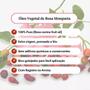 Imagem de Oleo Vegetal Rosa Mosqueta EXTRA Virgem 10ML Phytoterapica Puro Embalagem Vidro