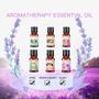 Imagem de Óleos essenciais 100 puro classe terapêutica óleos kit topo 6 óleo essencial conjunto para aromaterapia difusor e vela q