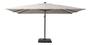 Imagem de Ombrelone Guarda Sol Lateral Retangular 4x3m Bege Base E Led