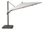 Imagem de Ombrelone Guarda Sol Lateral Retangular 4x3m Bege Base E Led
