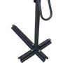 Imagem de Ombrelone Lateral Suspenso 2,7m Jardim Alumínio com Base Led Manivela Vermelho Importway Iwobll-270