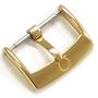Imagem de Omega Fivela Fecho Dourado Com Logomarca P/ Pulseira Couro.LC147
