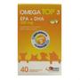 Imagem de Omega Top 3 EPA  DHA 500mg Suplem. Alimentar C/ 40 cápsulas Moles Saborosas P/ Cães e Gatos - Agener