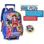 Imagem de One Piece Kit Escolar Mochila Carrinho Com Lancheira Térmica