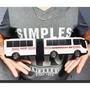 Imagem de Ônibus Articulado Brinquedo Infantil 36CM - Carrinhos De Brinquedo Busao Metropolitano Faz De Conta