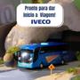 Imagem de Ônibus De Viagem Iveco Brinquedo Miniatura Realista