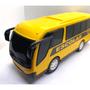 Imagem de Ônibus escolar em miniatura de Brinquedo 21cm