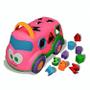 Imagem de Ônibus Tópi Escolar Rosa com Formas e Números de Encaixe 3058 - Cardoso