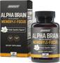 Imagem de Onnit Alpha Brain Premium Nootropic Brain Supplement, 30 Count, para homens e mulheres - Cápsulas de foco sem cafeína para concentração, suporte ao cérebro e memória - Cérebro Booster Garra de Gato, Bacopa, Palha de Aveia