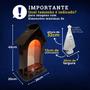 Imagem de Oratório Capela Em Madeira 45cm Para Imagens Até 32cm Com Luz Bivolt
