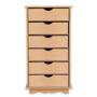 Imagem de Organizador 6 Gavetas Madeira MDF Decorativo