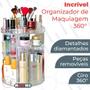 Imagem de Organizador Acrilico Maquiagem Display Giratório 360 Redond oferta