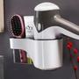 Imagem de Organizador Banheiro Porta Secador de Cabelo Suporte Para Secador e Chapinha Adesivo 
