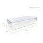 Organizador Cesto Para Geladeira Armário Tampa Com Respiradouro Otimização De Espaço 3,6l Multiuso - Plastutti Imagem de Organizador Cesto Para Geladeira Armário Tampa Com Respiradouro Otimização De Espaço 3,6l Multiuso