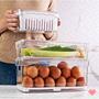 Imagem de Organizador Com Cesta Alimentos Multiuso Transparente - 1 UN