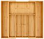 Imagem de Organizador de Gavetas Expansível VaeFae Bamboo - Bandeja para Talheres