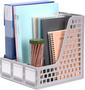 Imagem de Organizador de Mesa com 3 Compartimentos - Porta-Revistas para Escritório e Casa