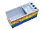 Imagem de Organizador de mesa porta caneta conteiner em metal - maersk lgbt