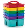 Imagem de Organizador de Mesa Storex Classroom Caddy - 23,5 x 23,5 x 13,3 cm - Cores Variadas