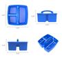 Imagem de Organizador de Mesa Storex Classroom Caddy - 23,5 x 23,5 x 13,3 cm - Cores Variadas