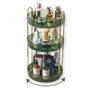 Imagem de Organizador de perfume Asayuee 360 Rotating 3 Tier Green