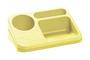Imagem de Organizador de pia porta detergente e esponja amarelo uz