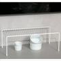 Organizador De Prateleira Essence Grande Pra Cozinha 42Cm 100% Aço Dicarlo OR0045 Branco Imagem de Organizador De Prateleira Essence Grande Pra Cozinha 42Cm 100% Aço Dicarlo OR0045 Branco