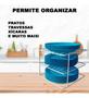 Imagem de Organizador de pratos para armários e cozinha quadrado (promoçao)
