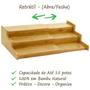 Imagem de Organizador De Temperos Retrátil Com 3 Níveis Em Bambu Ecokitchen - Mimo Style
