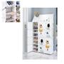 Imagem de Organizador infantil 12 portas armário modular sapateira brinquedos prateleiras