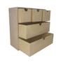 Imagem de Organizador Liso 5 Gavetas 30cm Mdf Madeira