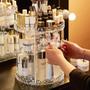 Imagem de Organizador Maquiagem Giratorio 360º Acrilico Resistente Perfumes Cosmeticos