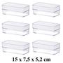 Imagem de Organizador Modular 934 Diamond 15 x 7,5 x 5,2 cm Paramount Plásticos Com Variações