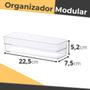 Imagem de Organizador Modular de Acrílico Multiuso Gaveta Porta Talher Diamond - Paramount