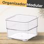 Imagem de Organizador Modular de Acrílico Multiuso Quadrado / Caixa Organizadora / Porta Talheres